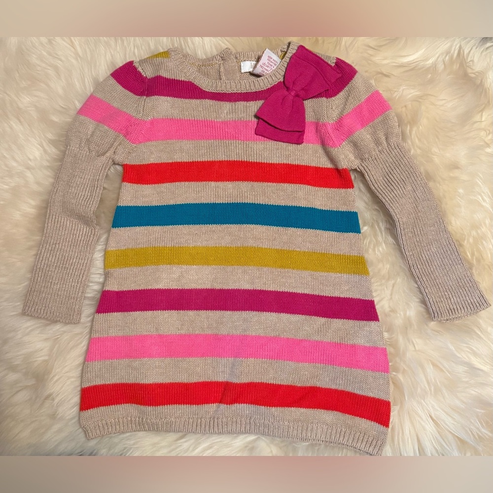 Lilly Wicket Rainbow Striped‎ Sweater Dress